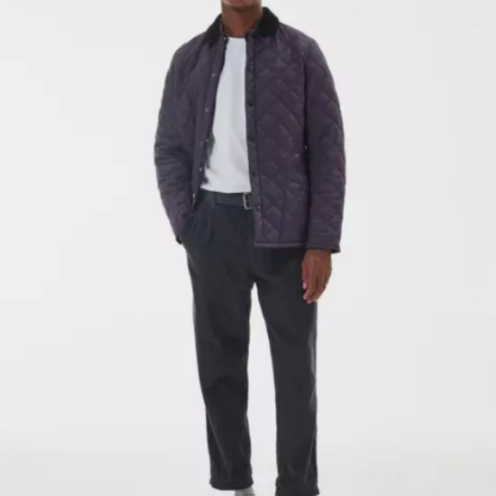 Barbour Heritage Liddesdale Quilted Jacket Msrp $ 270 In Fig British Luxury